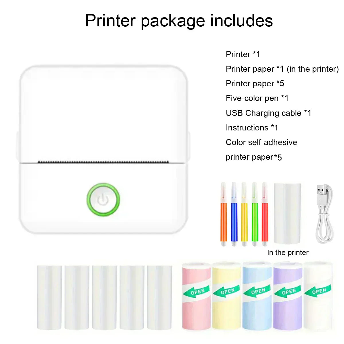 SnapPrint - Compact & Portable Mini Printer